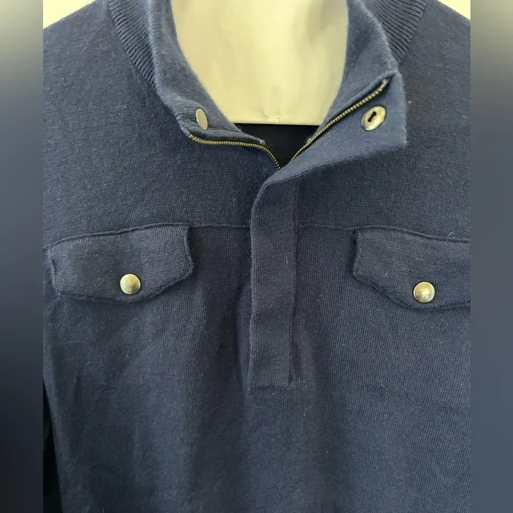 Banana Republic Men's Quarter Zip Sweater Size Large